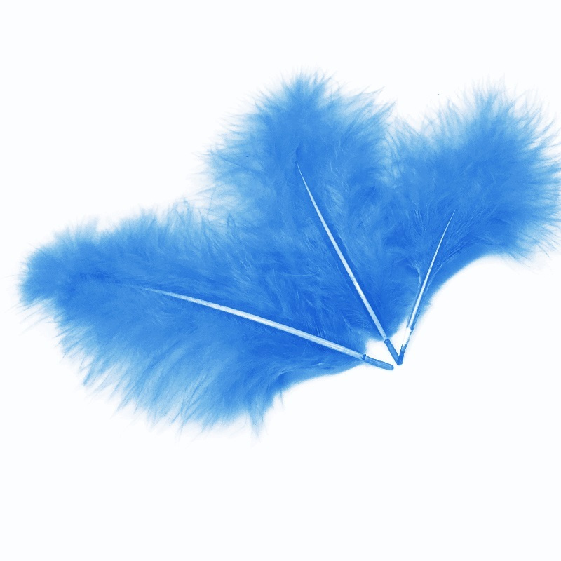 Перья для воздушных шаров, Небесно-голубой, 10*15 см, 30 шт. #1