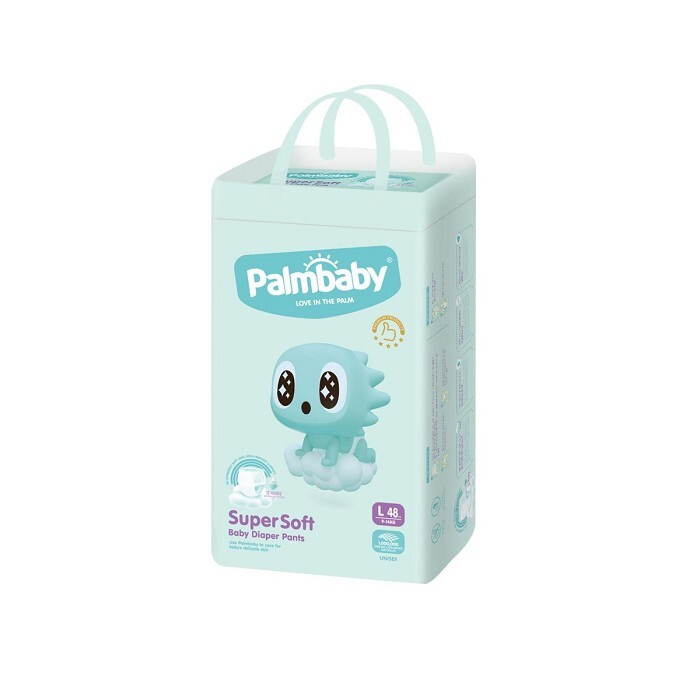 Подгузники-трусики ЭлараKIDS Palmbaby Premium (9-14 кг), 48шт  #1