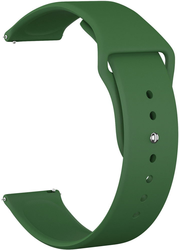 Ремешок силиконовый GSMIN Sport Band 22 для Samsung Galaxy Watch 3 45мм (Зеленый)  #1
