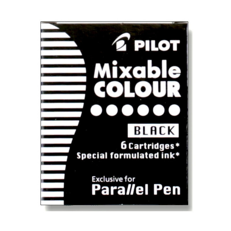 Чернильный картридж Pilot Parallel Pen черный (6 штук в упаковке) IC-P3-S6 (B)  #1