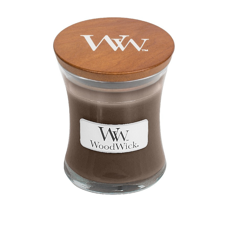 WoodWick Свеча ароматическая "Кожаный портсигар 85гр.", 8 см х 7 см, 1 шт  #1