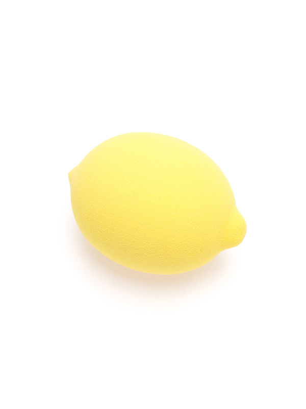 Dewal Beauty спонж для нанесения макияжа (лимон), 4,2 х 5,6 см, полимер, цвет желтый (NBT-102)  #1
