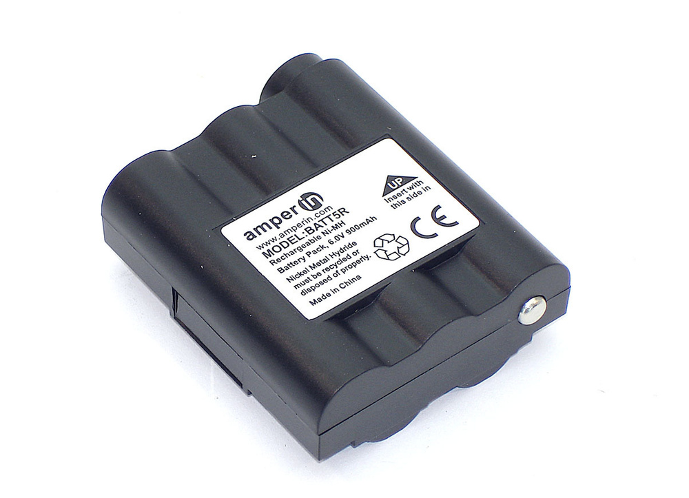 Аккумулятор Amperin для рации Midland GXT1000 GXT300 GXT400 (BATT-5R) 900mAh 6V Ni-Mh  #1