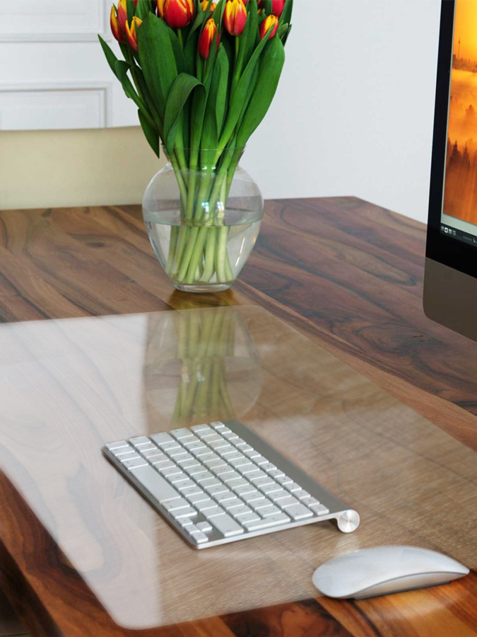 Прозрачная подложка - на письменный рабочий стол - 2мм50x120см - купить ...