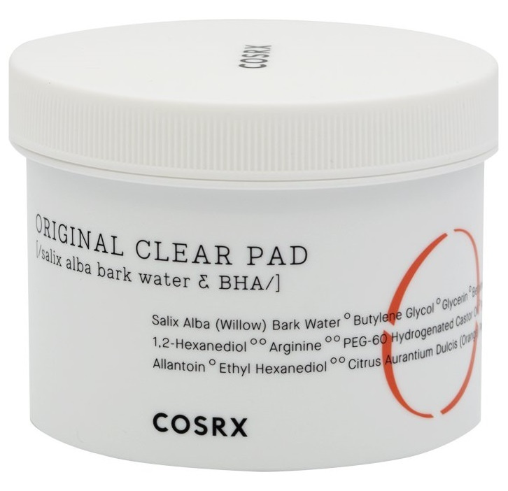 COSRX Спонжи для лица очищающие c BHA кислотой One Step Original Clear Pad 70 шт,  #1