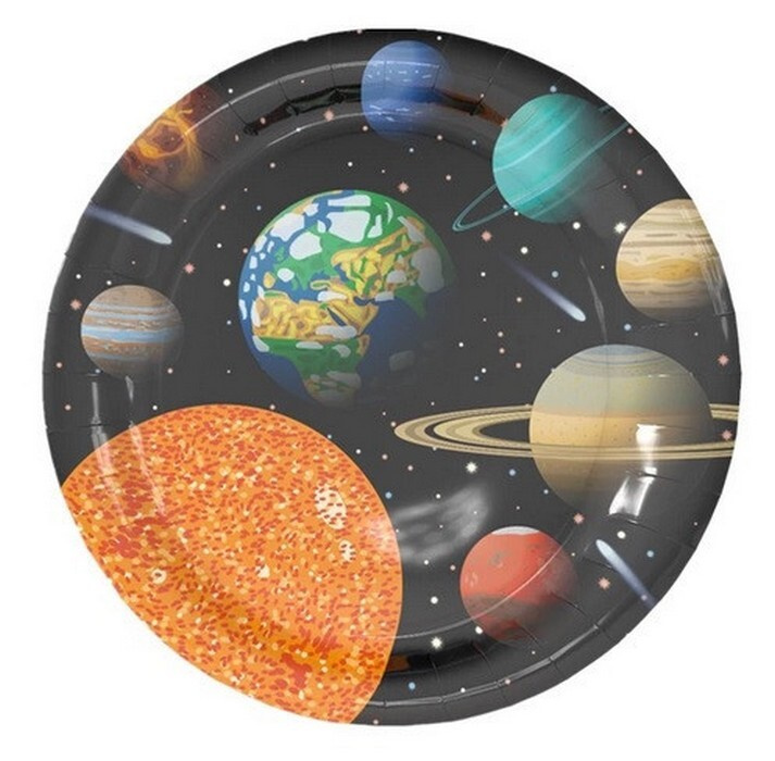 Тарелки ПатиПраздник "Солнечная система", 23 см, 6 шт #1