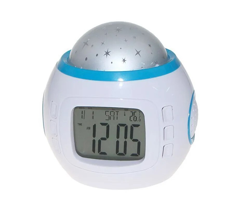 Часы будильник с проектором звездное небо SALE24 #1