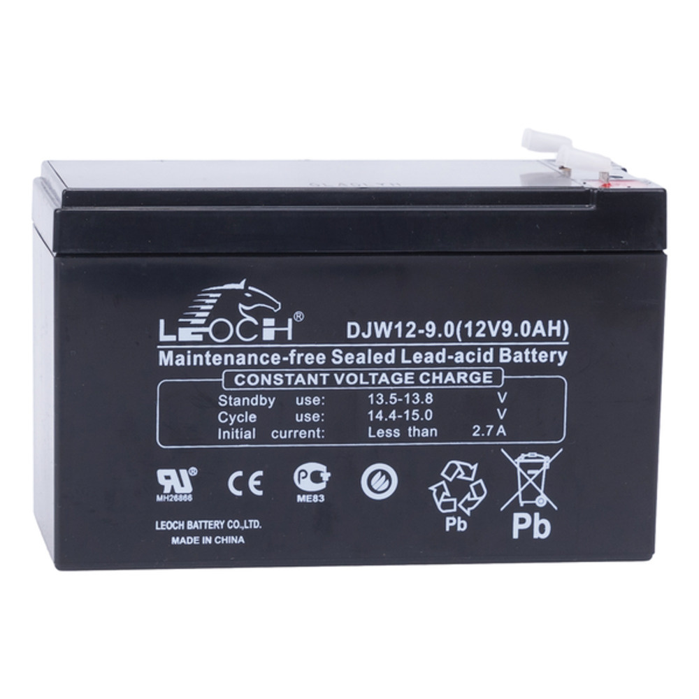 Свинцово-кислотный аккумулятор LEOCH DJW12-9.0 ( 12V 9Ah) для детского электромобиля / фонаря  #1