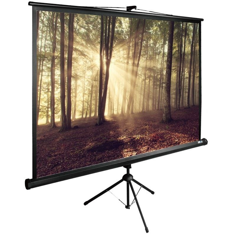 Экран Cactus 135x180 см TriExpert 4:3 напольный рулонный черный (CS-PSTE-180X135-BK)  #1