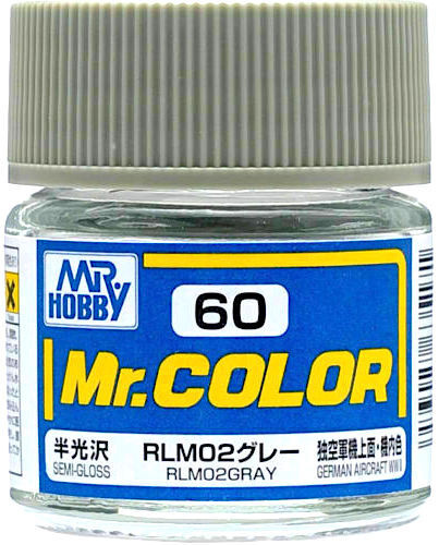 Mr.Color Краска эмалевая цвет Серый RLM02 полугляцевый, 10мл #1