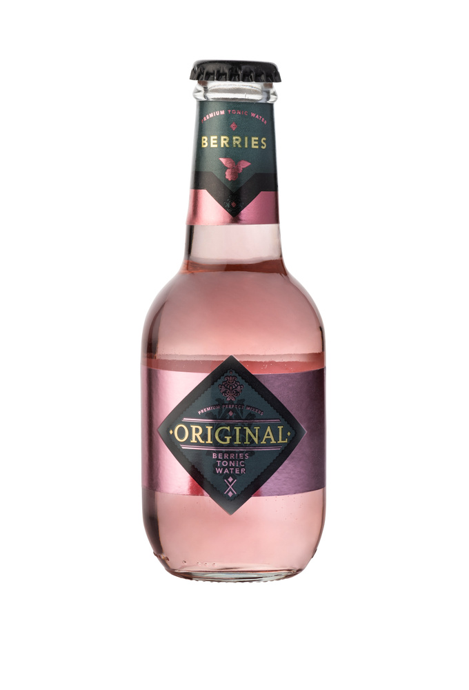Напиток ORIGINAL"Berries Tonic Water" 0,20л 24шт, стекло, сильногазированный  #1