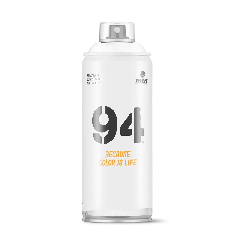 Краска аэрозольная матовая MTN 94 для граффити Spectral Blanco Aire белый полупрозрачный, 400 мл  #1