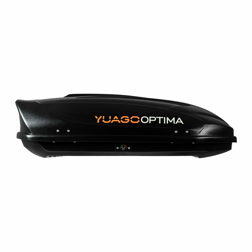 Автобокс YUAGO OPTIMA Черный (тиснение) односторонний #1