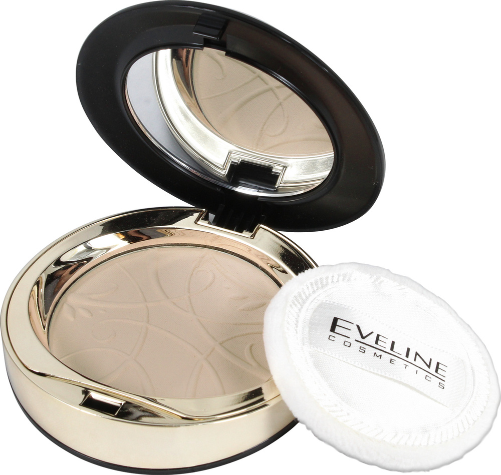 Eveline Cosmetics Пудра Celebrities Beauty, минеральная матирующая компактная с разглаживающим эффектом, #1
