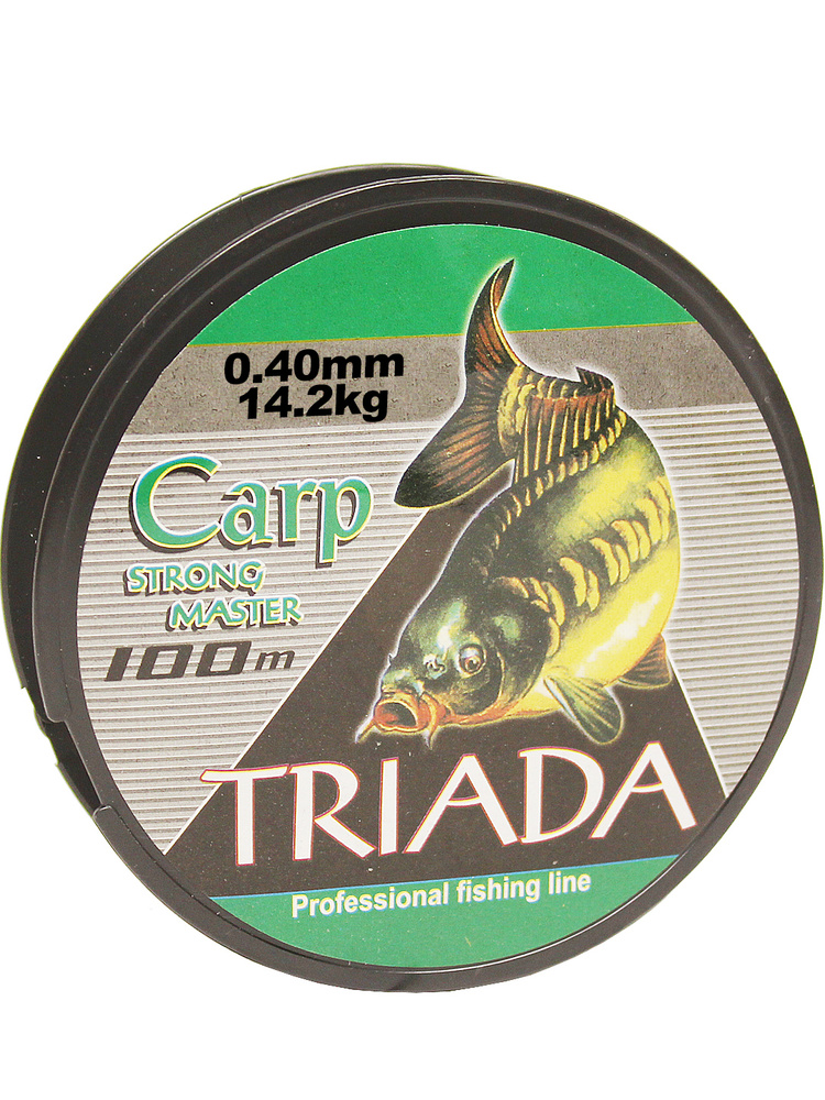 Леска TRIADA carp strong master 100 м 0,40мм  до 14,2 кг Цена за 2 шт. #1