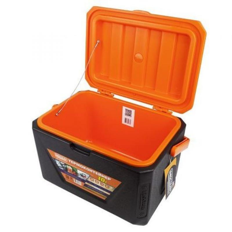 Изотермический контейнер Biostal (10 л.), серый/оранжевый #1