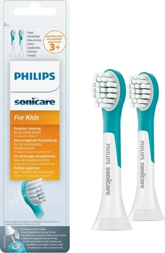 Насадки для электрической зубной щетки Philips Sonicare Kids HX6032/33 для детей (3+), для бережного #1