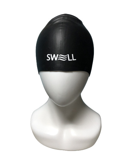 Силиконовая шапочка SWELL для длинных волос (Long Hair) - чёрная  #1