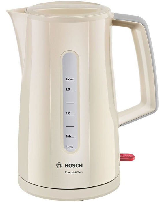 Чайник электрический Bosch TWK3A017 1.7л. 2400Вт бежевый (корпус: пластик)  #1