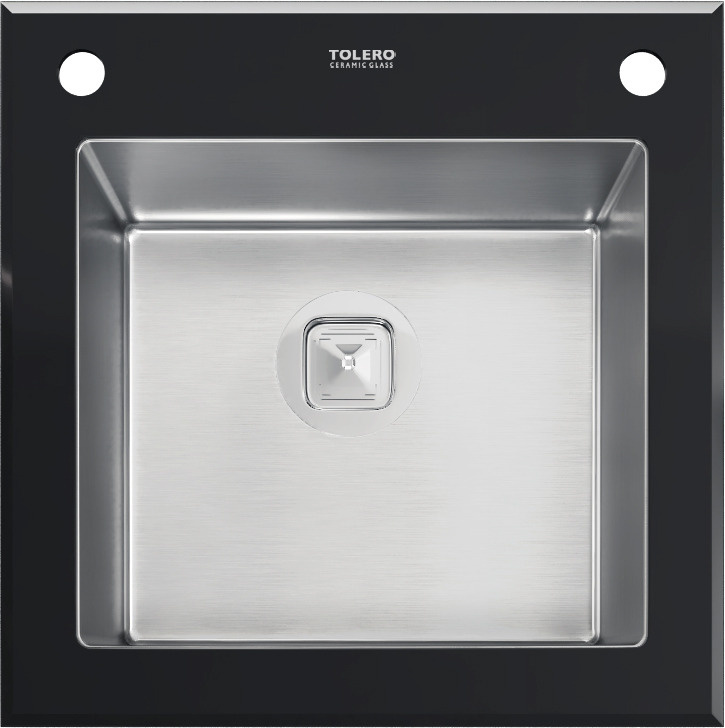 Кухонная мойка TOLERO Ceramic Glass TG-500 (Чёрная) #1