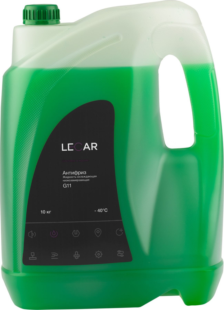 Антифриз LECAR G11 (зеленый), 10 кг #1