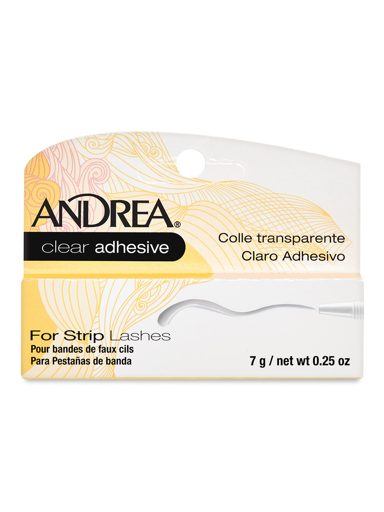 Andrea Clear Adhesive for Strip Lashes Клей для ресниц прозрачный,для чувствительной кожи, 7 г  #1