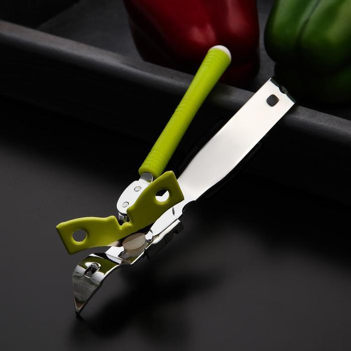 Нож консервный Доляна Оригинал, 16 см, цвет зелёный #1