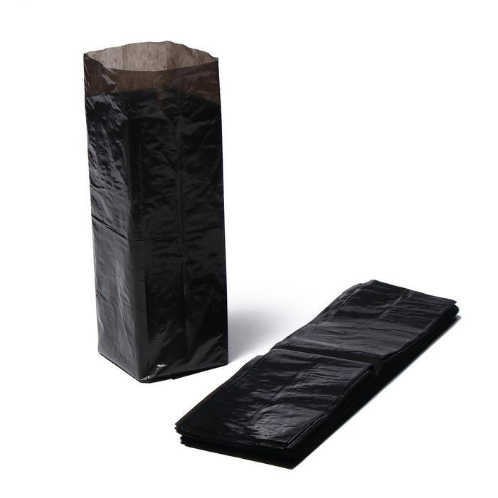 Пакет для рассады, 1.6 л, 8 x 30 см, полиэтилен толщиной 50 мкм, с перфорацией, чёрный, Greengo  #1