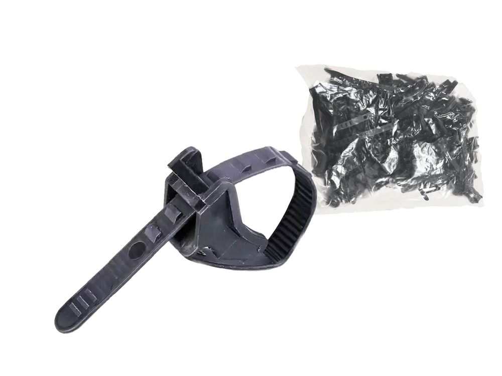 Стяжка Fortisflex 160 мм - 30, 100 шт., Полипропилен - купить по ...