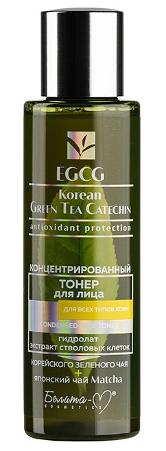 Белита-М Тонер для лица EGCG KOREAN GREEN TEA CATECHIN Концентрированный для всех типов кожи 115 мл  #1