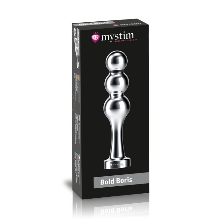 MyStim Фаллоимитатор-электростимулятор Mystim Bold Boris Ball Dildo, (Mystim-Roundplug)  #1