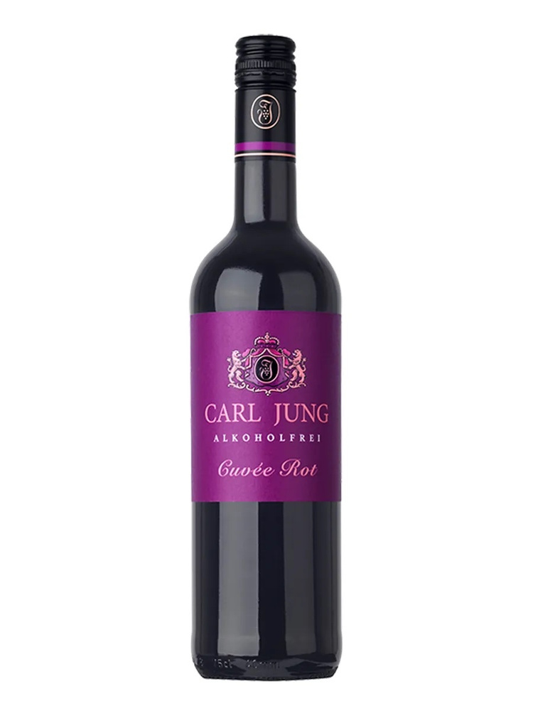 Вино безалкогольное Carl Jung (Карл Юнг) Cuvee Red ( Кюве Ред) красное полусухое, 750 мл  #1