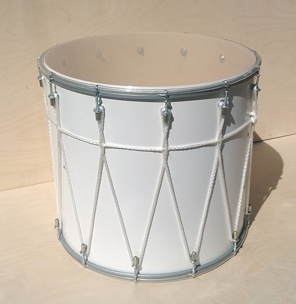 Барабан кавказский 12" с веревкой, 31х30,3 см, цвет белый, Мастерская Бехтеревых BK-12Bv  #1