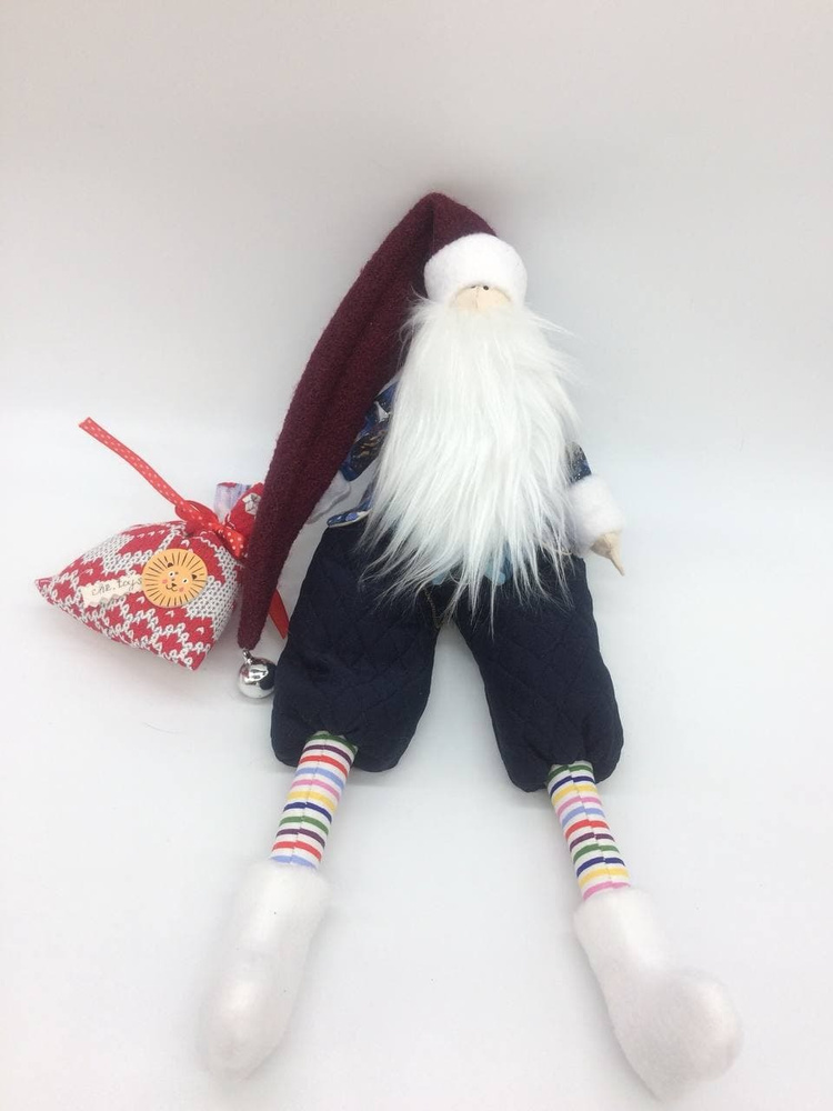 Мягкая игрушка "Санта Клаус-2" для декора, для детей, в подарок  #1