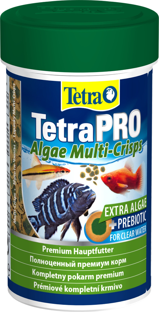 Tetra TetraPro Algae Multi-Crisps корм для всех видов рыб в чипсах, 250 мл  #1