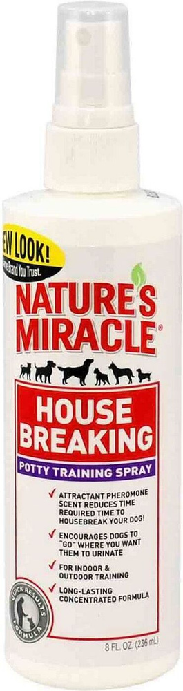 8in1 Nature's Miracle House Breaking / 8в1 Спрей для собак Приучение к туалету 237 мл  #1