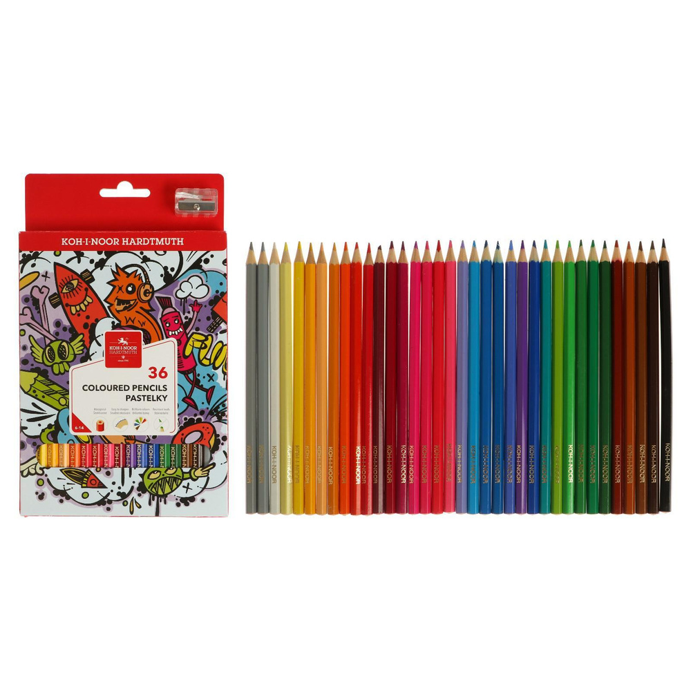 KOH-I-NOOR Набор карандашей, вид карандаша: Цветной, 36 шт. #1