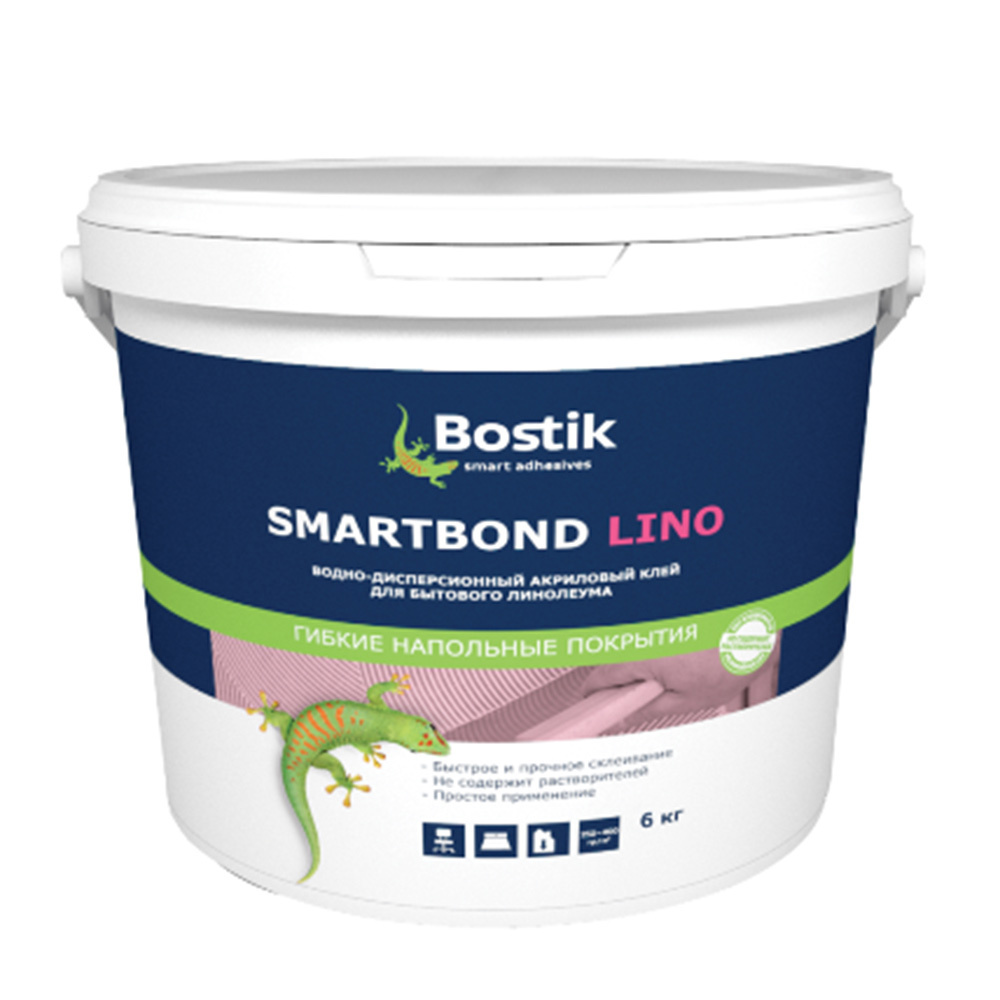 Клей для бытового линолеума Bostik Smartbond Lino 12 кг #1