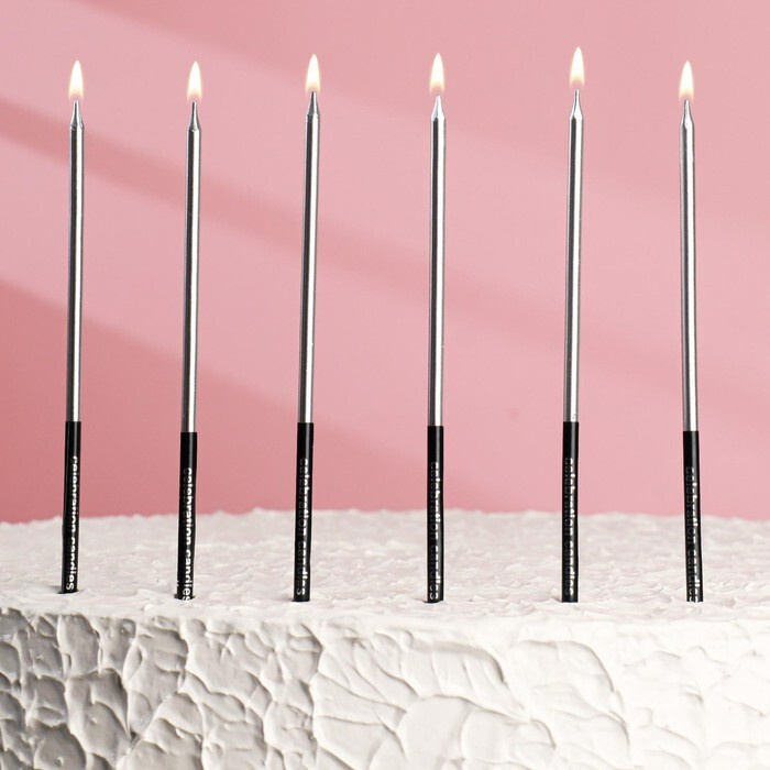 Свечи для торта, 6 шт, 1 уп. #1
