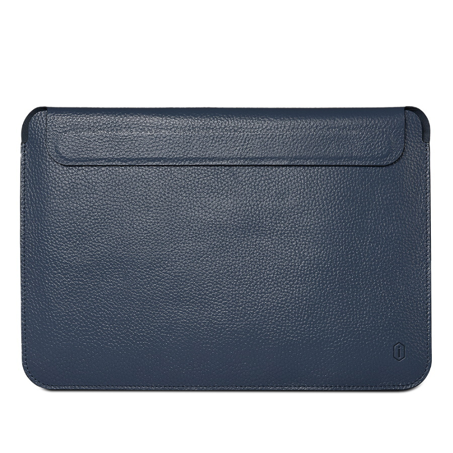 Чехол WiWU Genuine Leather Laptop Sleeve для MacBook Pro 16inch Royal Blue #1