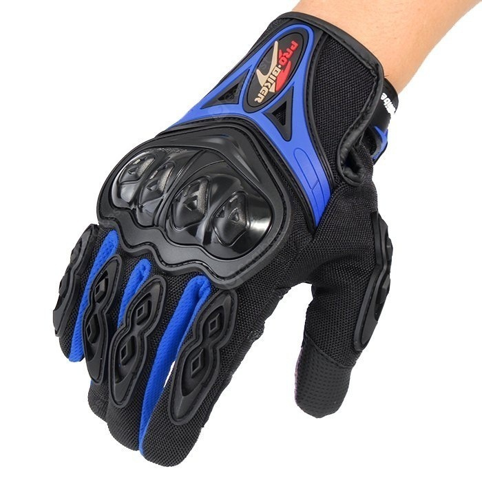 Мотоперчатки Текстиль Короткие Pro-Biker MCS-42 Blue, XL #1