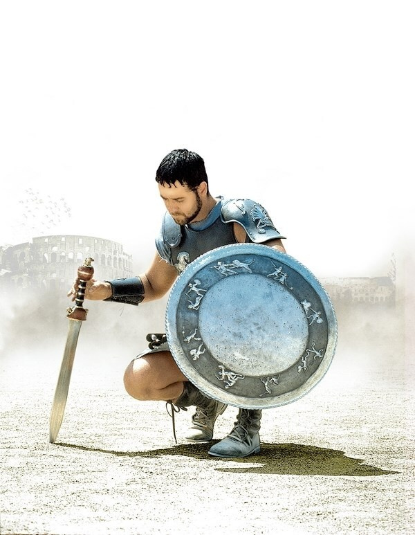 плакат, постер Гладиатор (Gladiator), Ридли Скотт на бумаге, размер 21х30 см  #1