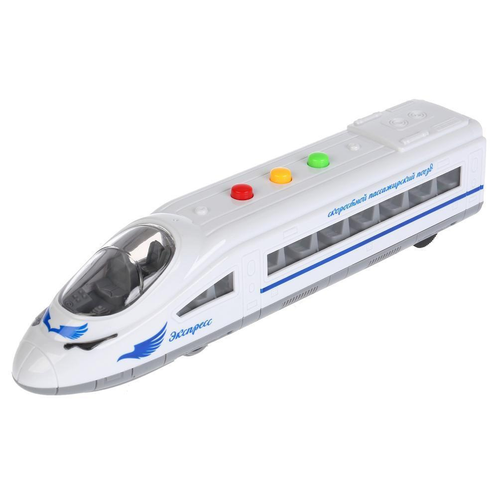 Модель поезда Технопарк Экспресс, скоростной, пассажирский, инерционный, свет, звук 1630046-R  #1