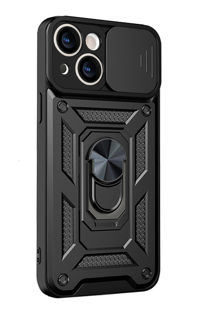 Чехол противоударный armors для Apple iPhone 13 Mini / Айфон 13 Мини с защитой камеры (Черный)  #1