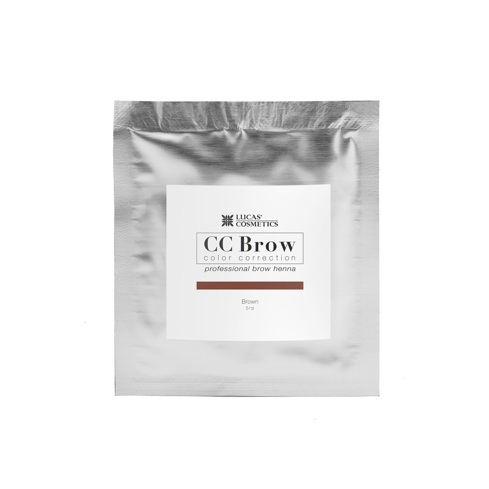 Хна для бровей CC Brow СС Броу (brown) в саше (коричневый), 5 гр #1
