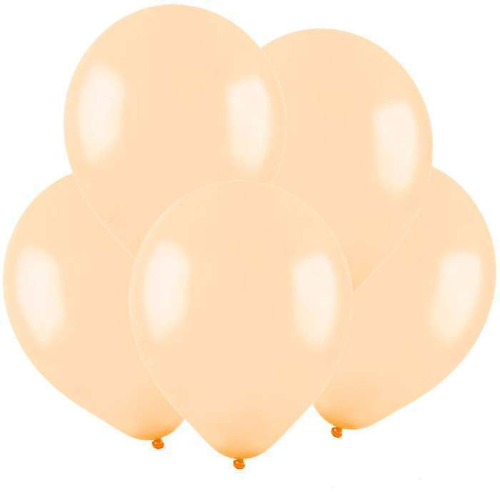 Воздушные шары "Бежевые", размер: 13 см / 5 дюймов , 100 штук #1