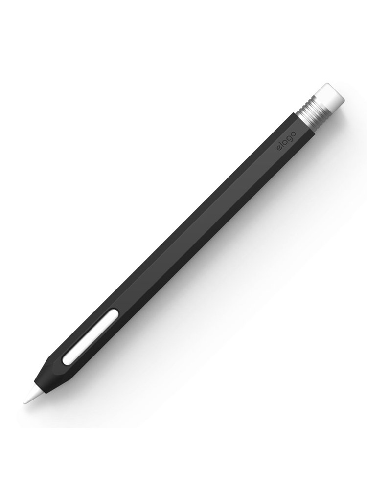 Чехол Elago для Apple Pencil 2 Silicone case Black silver #1