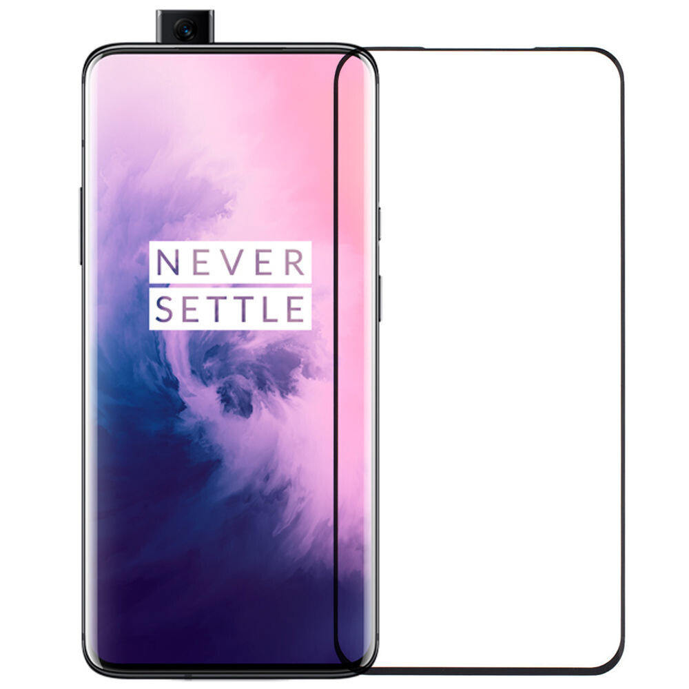 Защитное стекло / бронестекло для OnePlus 7 pro полное покрытие - купить с  доставкой по выгодным ценам в интернет-магазине OZON (440479153)