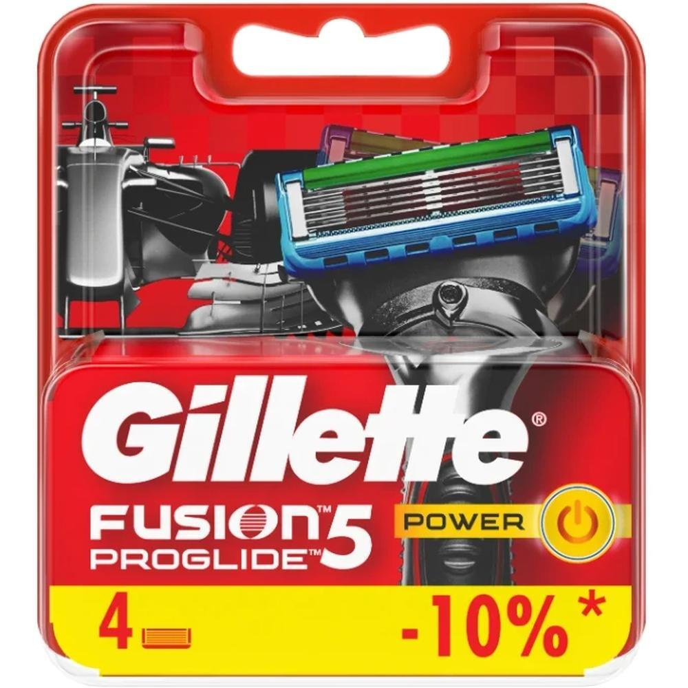 Gillette Сменные кассеты Fusion5 ProGlide Power, 4 шт. #1