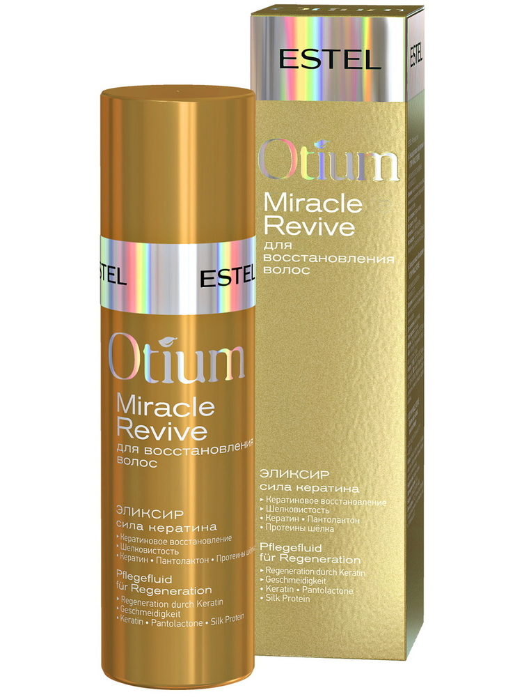 ESTEL PROFESSIONAL Эликсир OTIUM MIRACLE REVIVE для восстановления волос "Сила кератина" 100 мл  #1